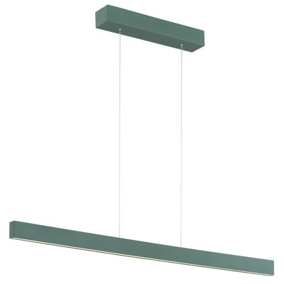 Luminosa Lighting Luminosa Balans Bar Pendant Ceiling Light Green 4725Lm 3000K from B&Q