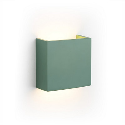 Luminosa Lighting Luminosa Gent Up & Down Wall Lamp Green 486Lm 3000K from B&Q