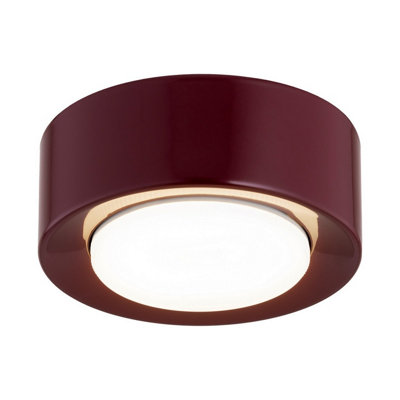 Luminosa Lighting Luminosa Elora Surface Mounted Downlight Burgundy Gx53 from B&Q