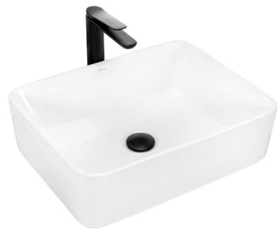 Countertop Washbasin Rea Anita WhiteCeramic