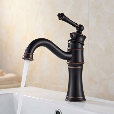 Rea Single Handle Vintage Basin Retro Old Tap Mixer Bathroom Standing Faucet