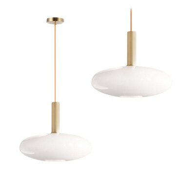 B&Q - Ceiling Lamp Chandelier  App668-1Cp Gold White