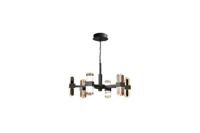 B&Q - Ceiling Lamp Chandelier  App770-6C Black