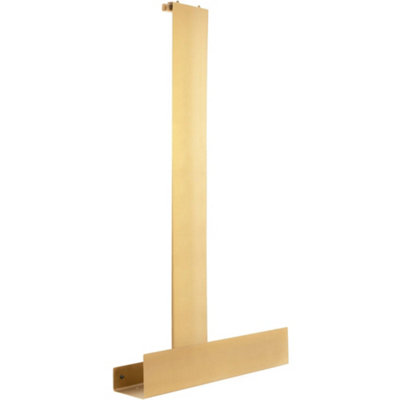 B&Q - Bathroom Shelf  Tori Brush Gold 13X40X75,5Cm
