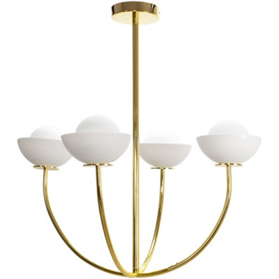 Toolight Gold Ceiling Lamp Chandelier App1200-Cp B&Q