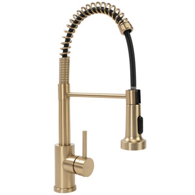 Kitchen Faucet Rea Colin Brush GoldBrass from B&Q