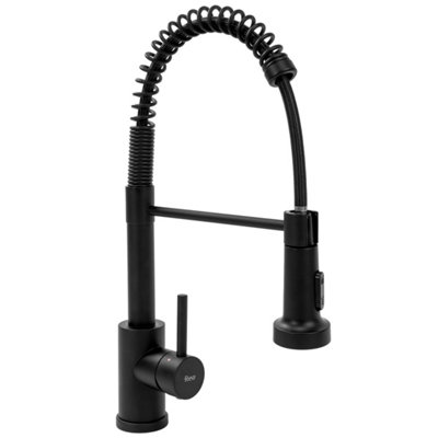 Kitchen Faucet Rea Colin BlackBrass from B&Q