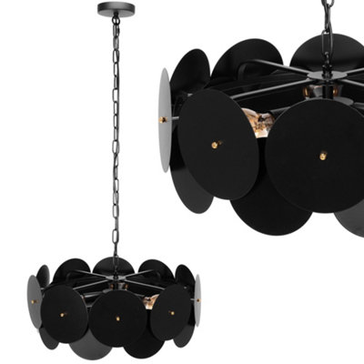 Toolight Black Ceiling Lamp Chandelier App1307-Cp B&Q