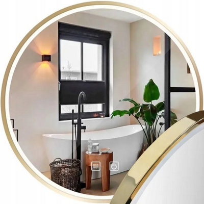B&Q - Mirror Led  Led mmj 50X50 GreyGlass