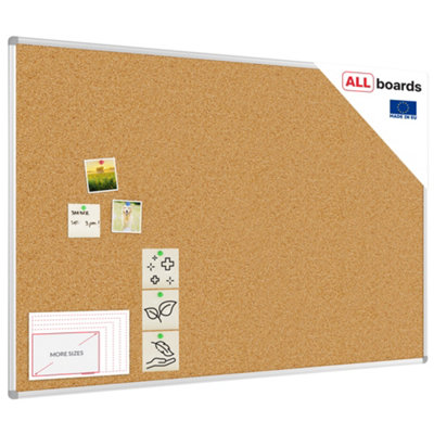 Allboards Cork Notice Board Aluminium Frame 150X100 Cm from B&Q