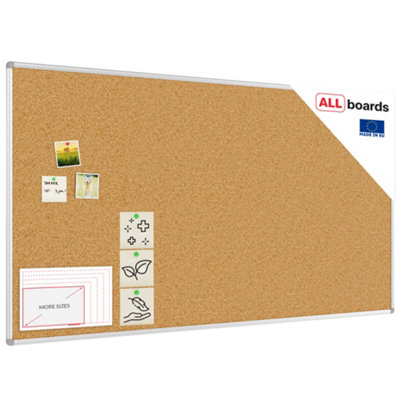 Allboards Cork Notice Board Aluminium Frame 180X100 Cm from B&Q