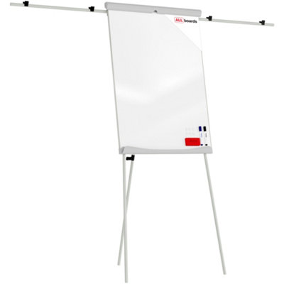 Allboards Flipchart With Side Arms 100X70CmDry Erase Magnetic Surface 100X70 Cm from B&Q