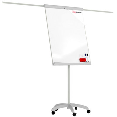 Allboards Mobile Flipchart With Side Arms 100X70CmDry Erase Magnetic Surface 100X70 Cm from B&Q