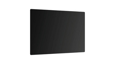 Allboards Glass Chopping Board Black Classic Black 60X52Cm Cutting Board Splashback Worktop Saver For Kitchen Hob Protection from B&Q