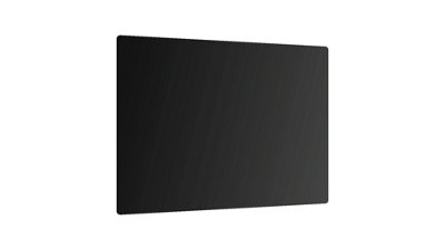 Allboards Glass Chopping Board Black Classic Black 30X40Cm Cutting Board Splashback Worktop Saver For Kitchen Hob Protection from B&Q