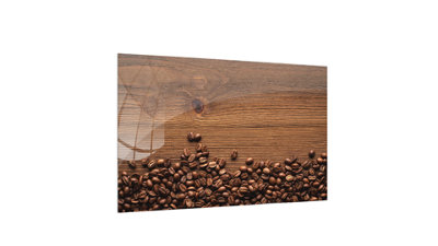 Allboards Magnetic Glass Board Coffee Beans Coffee 60X40Cm Print Wall Art Decorative Wall Picture Image Printed Tempered Glass from B&Q