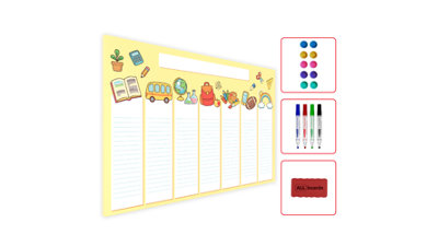 Allboards Magnetic Boards Metalboard Lesson Plan Hobby 60X40Cm A Magnetic Metal Poster For All Types Of Magnets from B&Q