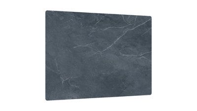 Allboards Glass Chopping Board Anthracite Marble 60X52Cm Cutting Board Splashback Worktop Saver For Kitchen Hob Protection from B&Q