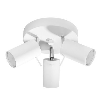 Sollux Lighting Ceiling Lamp Ring 3P Black - White - Image 2