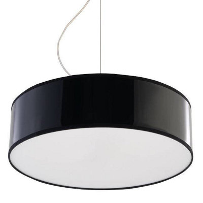 B&Q -  Luminosa Arena 2 Light Round Ceiling Pendant BlackE27