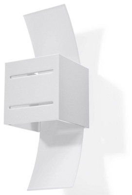 B&Q -  Luminosa Loreto 1 Light Wall Light WhiteG9