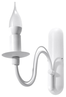 Sollux Lighting Minerwa Steel 1 Classic Wall White/Light