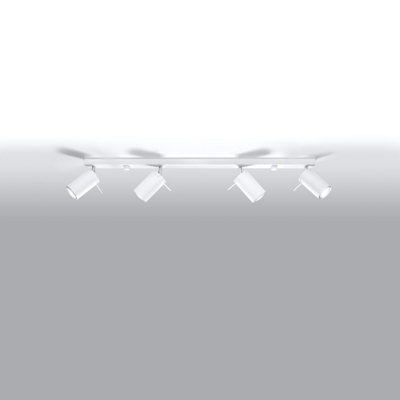 Sollux Lighting Ring Steel 4L Classic Ceiling White/Light