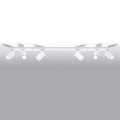 B&Q -  Luminosa Ring 6 Light Spotlight Bar WhiteGu10