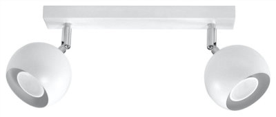 Sollux Lighting Ceiling Lamp Oculare 2 Black - White - Image 2