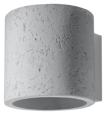 Sollux Lighting Wall Lamp Orbis Natural Wood - Gray / Concrete - Image 2