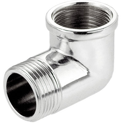 PEPTE 3/4Inch Bsp Thread Male X Female Pipe Connection Elbow Screwed Fittings from B&Q