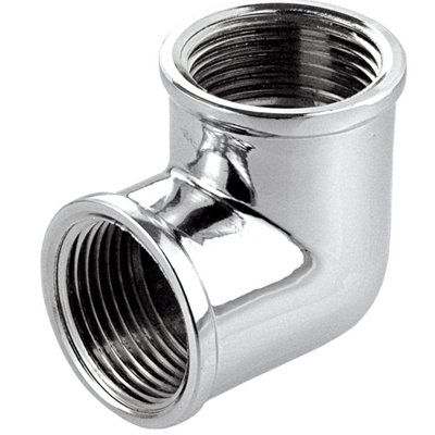 PEPTE 3/4Inch Bsp Thread Female Pipe Connection Elbow Screwed Fittings from B&Q