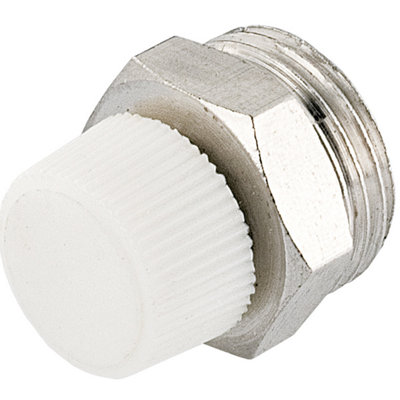 B&Q -  3/8Inch Bsp Radiator Air Vent Bleed Plug Valve No Need Key