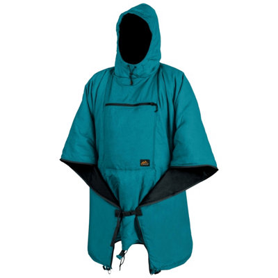 Helikon-Tex Helikon Swagman Roll Poncho Climashield Apex 67G Aqua Blue
