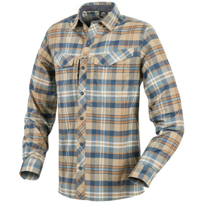 Helikon-Tex Helikon Defender Mk2 Pilgrim Long Sleeve Shirt Ginger Plaid Size Small from B&Q