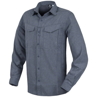 Helikon-Tex Helikon Defender Mk2 Gentleman Long Sleeve Shirt Melange Black-Grey Size Xx Large from B&Q