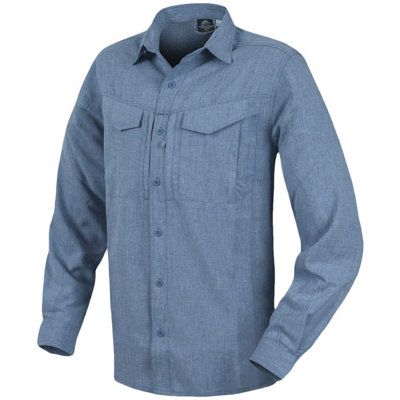 Helikon-Tex Helikon Defender Mk2 Gentleman Long Sleeve Shirt Melange Blue Size Xx Large from B&Q