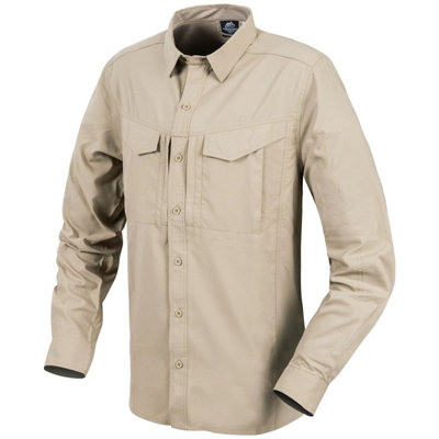 Helikon-Tex Helikon Defender Mk2 Tropical Shirt Long Sleeve Silver Mink Size Medium from B&Q
