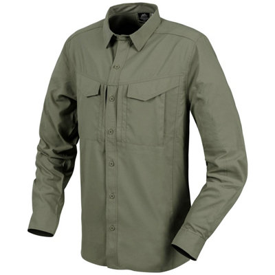 Helikon-Tex Helikon Defender Mk2 Tropical Shirt Long Sleeve Dark Olive Size Small from B&Q