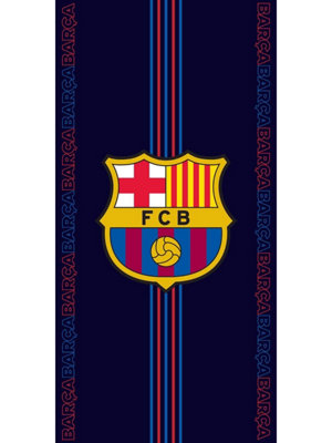  - Fc Barcelona Stripe Beach & Bath Towel