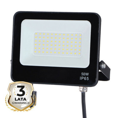 B&Q -  Led Floodlight 50W 4000K Pir