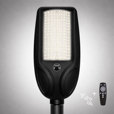 Milagro Venice Solar Lamp 200W 1500Lm 4000K Ip65 Black from B&Q