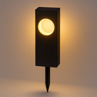 B&Q -  Cyklop Solar Lamp 3000K Ip44 Black