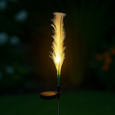 B&Q -  Pampas Solar Lamp 3000K Ip44 Beige