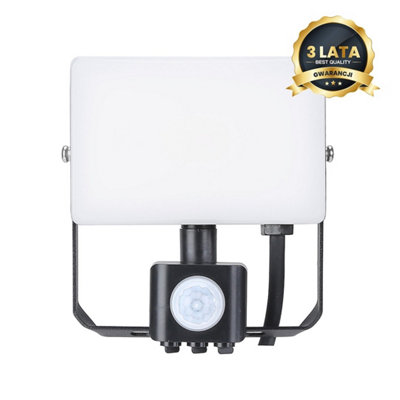 Rackhams Black/Light Led Flood 20W Pir 2000Lm 5000K - Image 3
