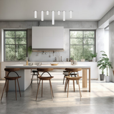 B&Q -  Genesis Spot White 1Xgu10 20Cm