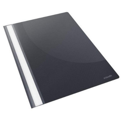 Esselte 28320 Plastic A4 Report FileBlackPack Of 25 from B&Q