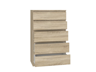M5 Malwa Chest Of Drawers Sonoma Oak from B&Q