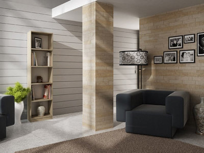 R40 Tall Bookcase Sonoma OakLimited Edition from B&Q