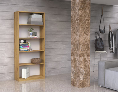R60 Tall Bookcase Artisan OakBest Offer from B&Q